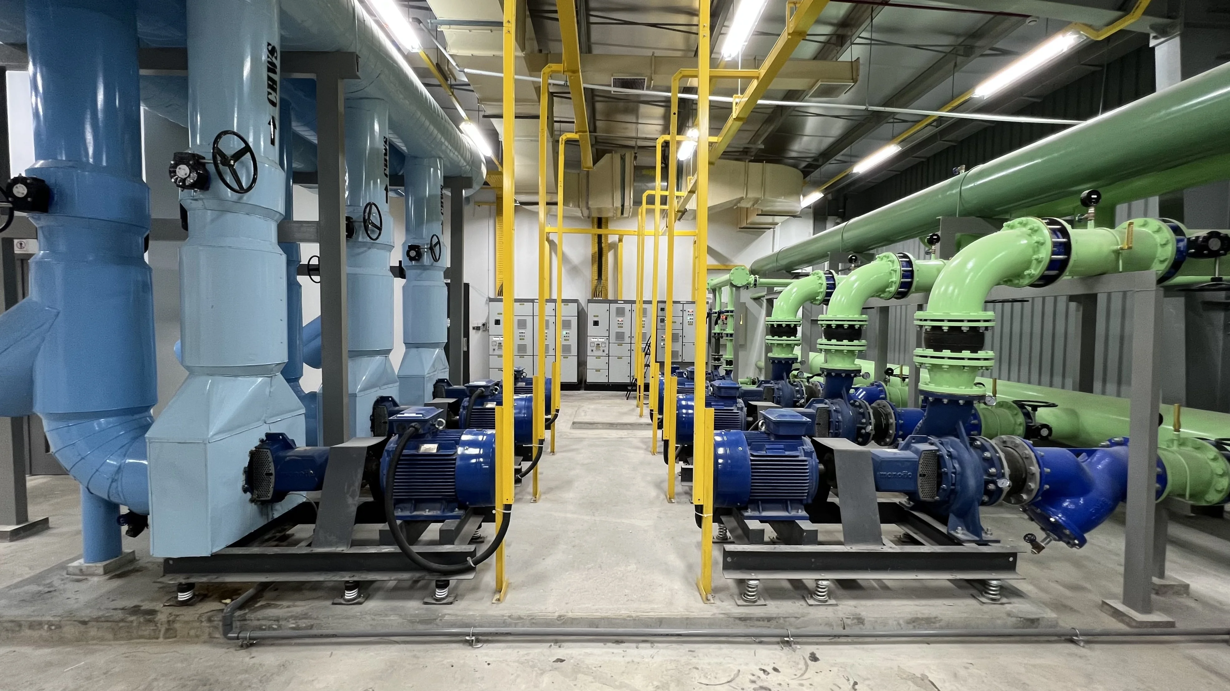 Chilled water pump system